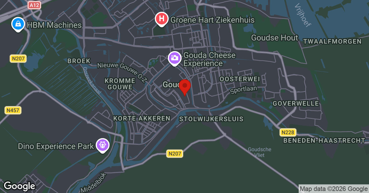Kaart van de meldlocatie