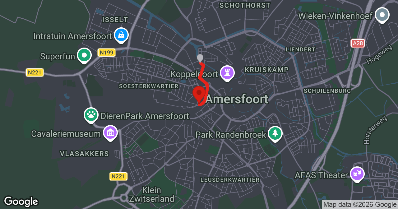 Kaart van de meldlocatie