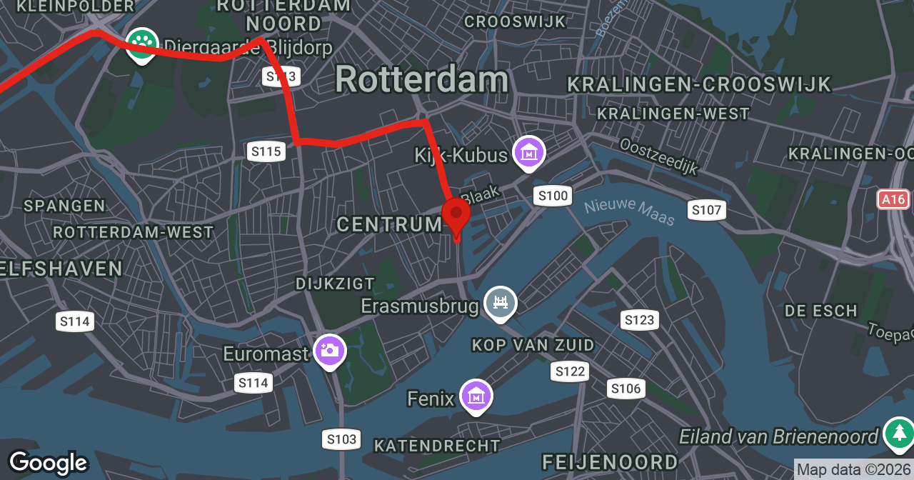 Kaart van de meldlocatie