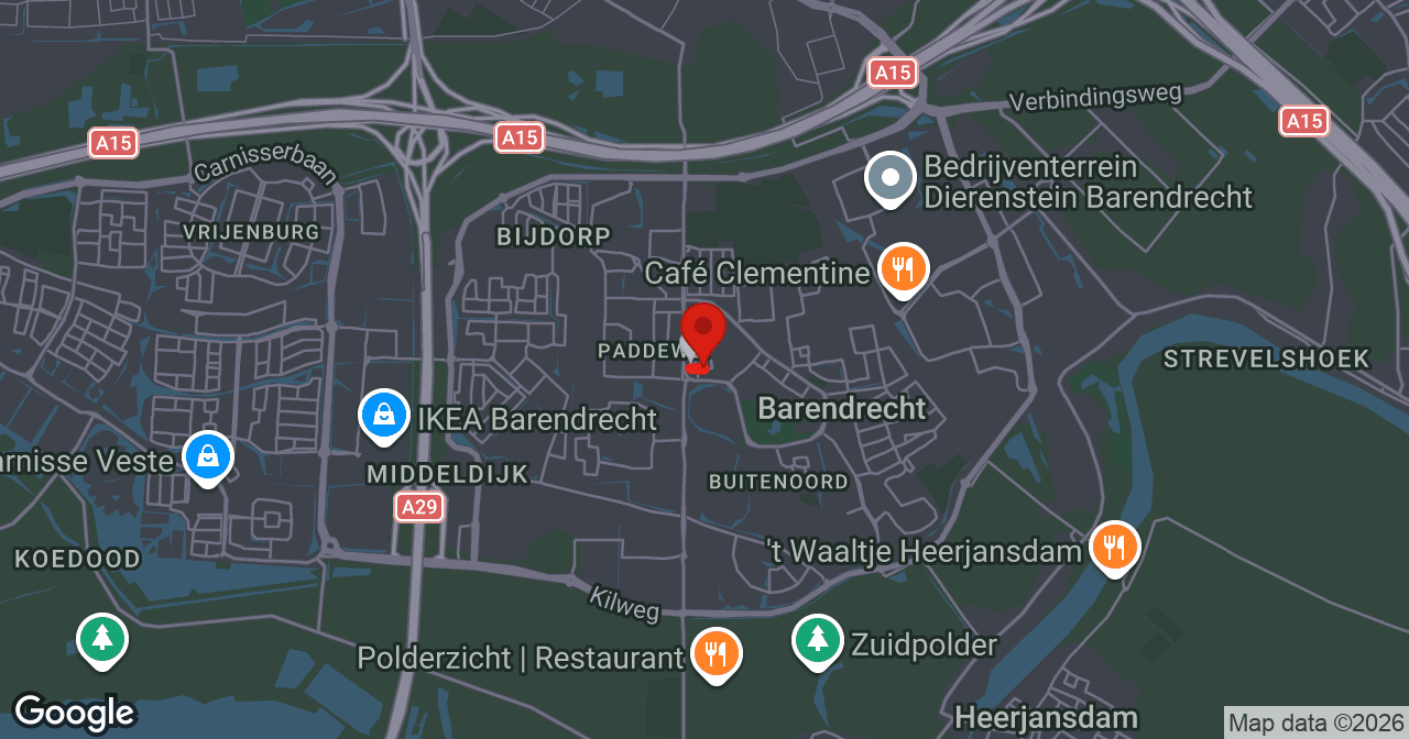 Kaart van de meldlocatie