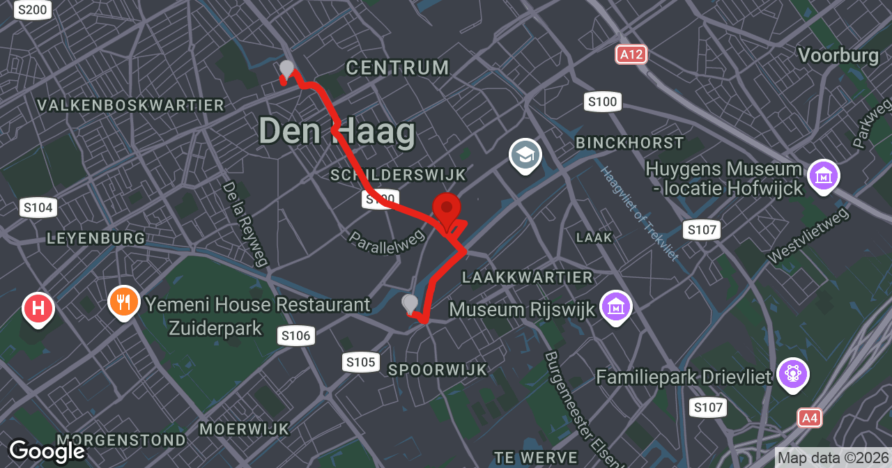 Kaart van de meldlocatie