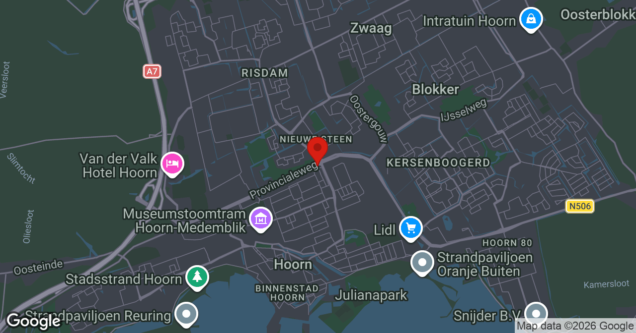 Kaart van de meldlocatie
