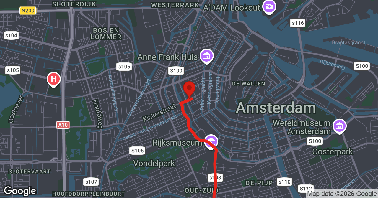 Kaart van de meldlocatie
