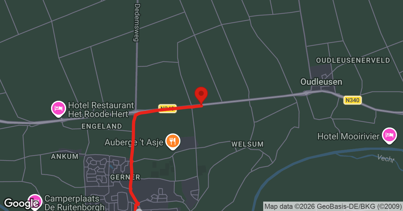 Kaart van de meldlocatie