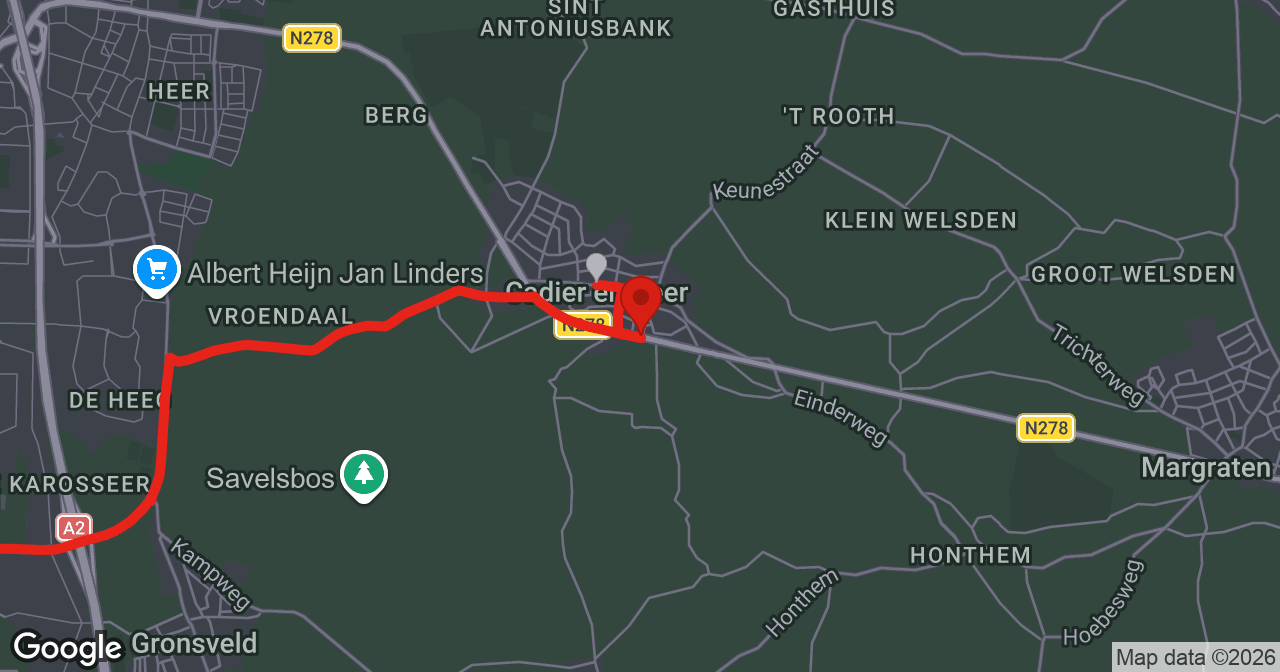 Kaart van de meldlocatie
