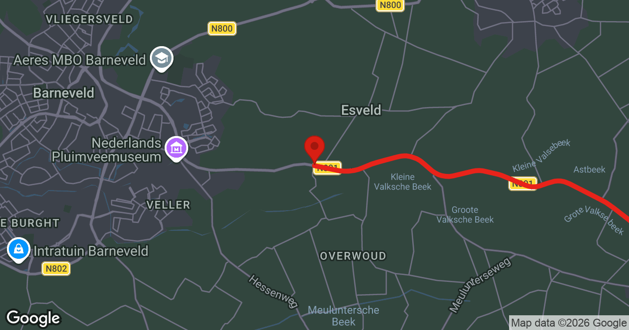 Kaart van de meldlocatie
