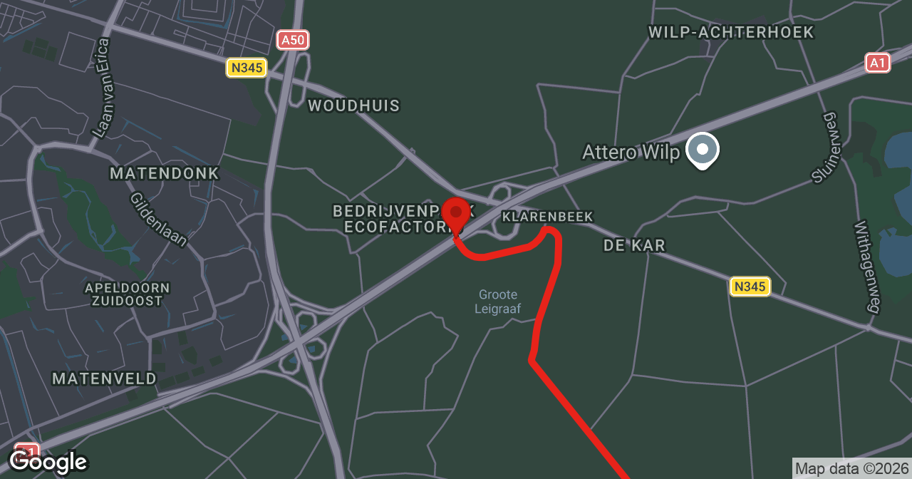 Kaart van de meldlocatie
