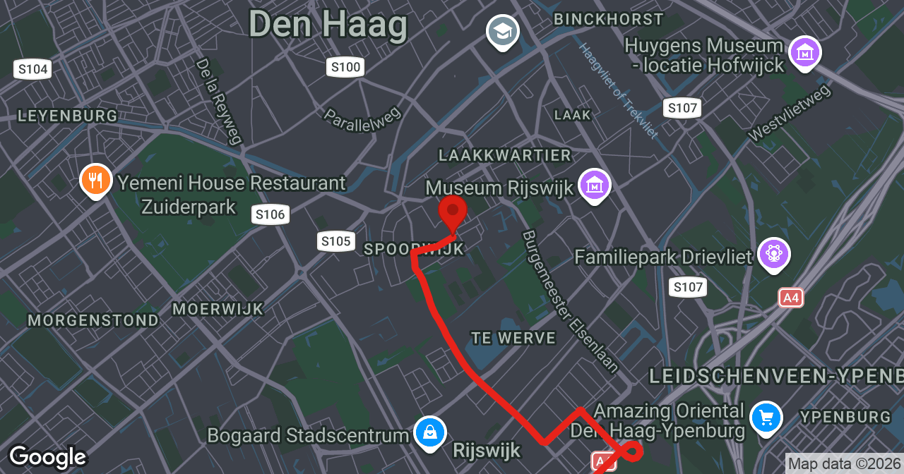 Kaart van de meldlocatie