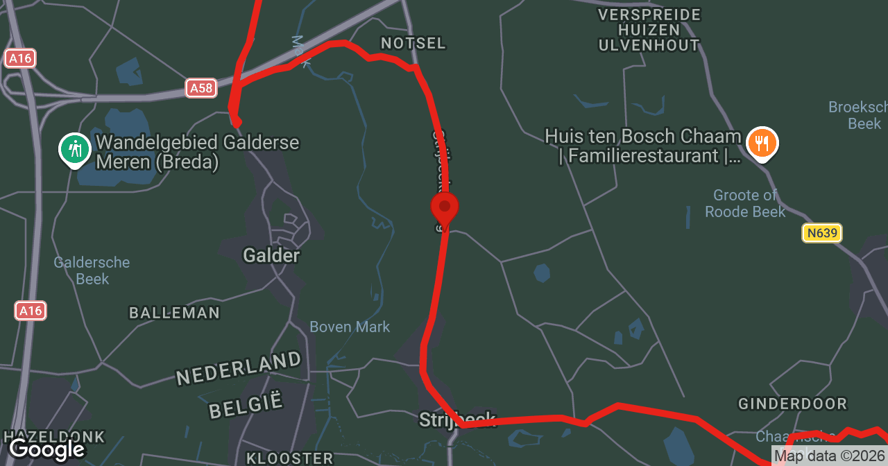 Kaart van de meldlocatie