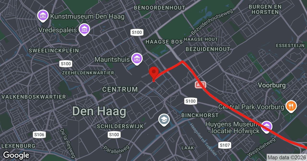 Kaart van de meldlocatie
