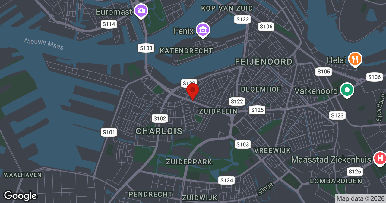 Kaart van de meldlocatie