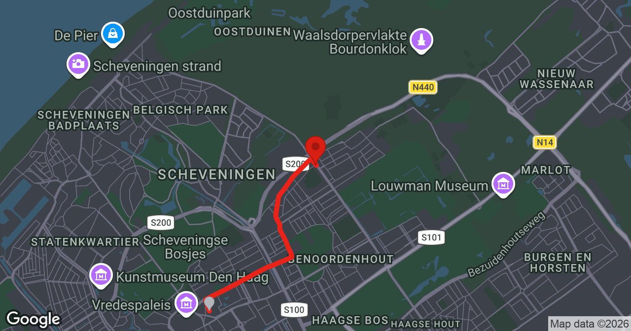 Kaart van de meldlocatie