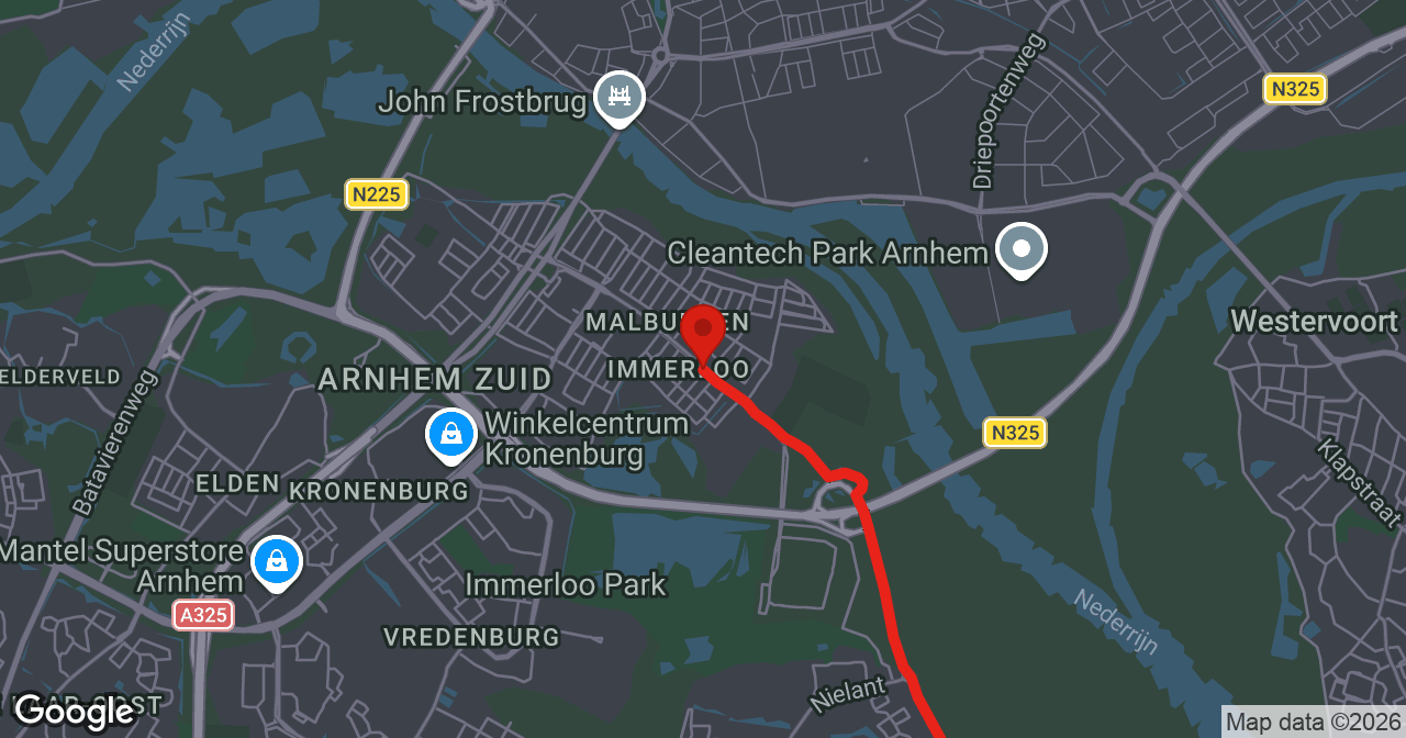 Kaart van de meldlocatie