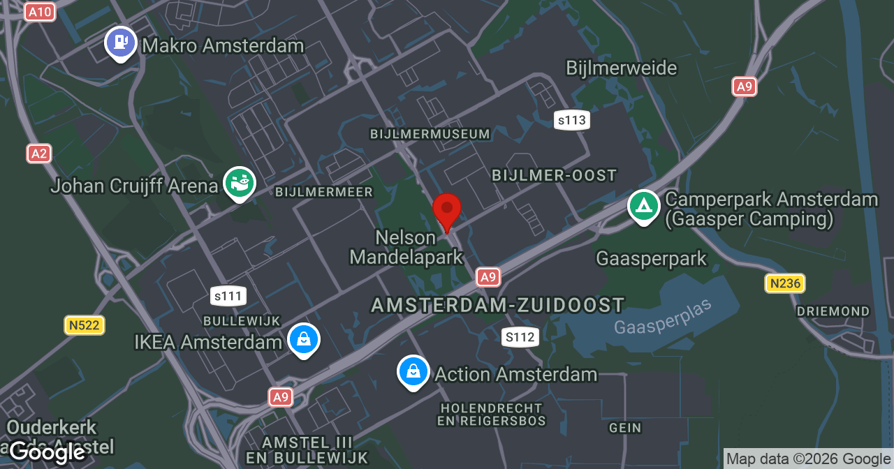 Kaart van de meldlocatie
