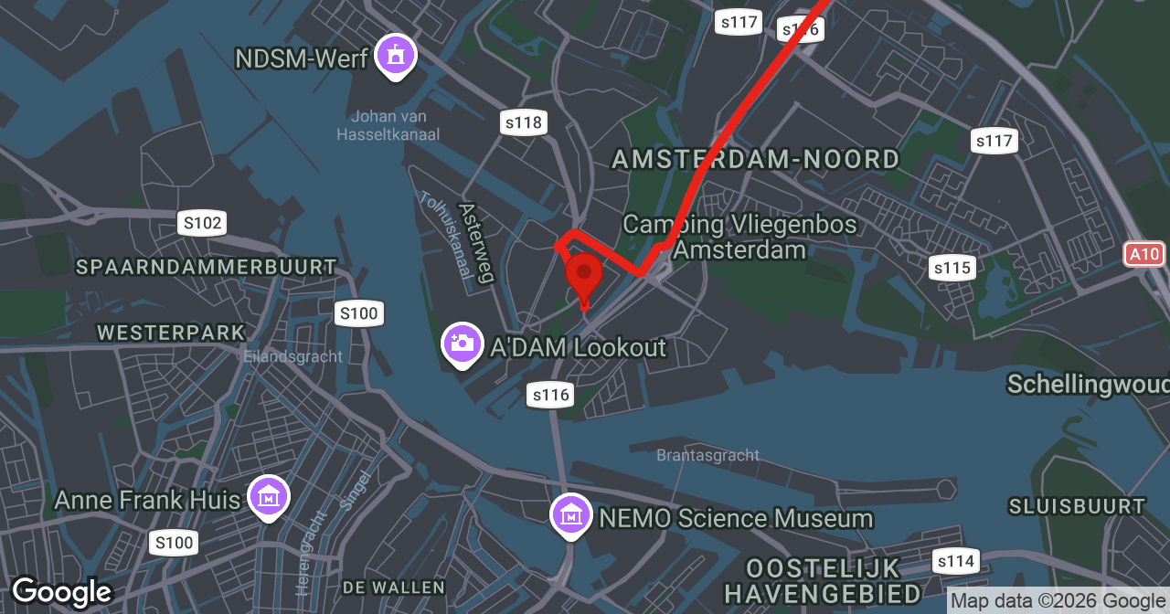 Kaart van de meldlocatie