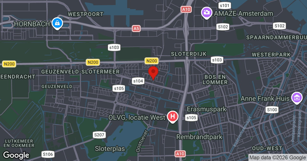 Kaart van de meldlocatie