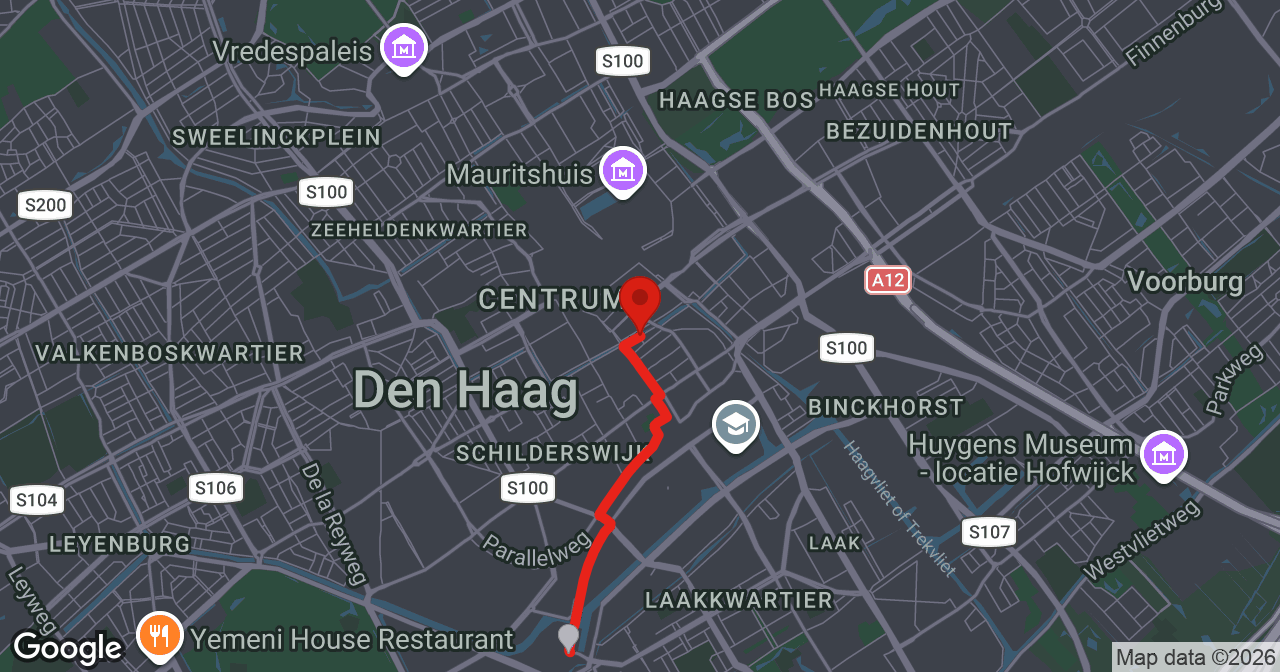Kaart van de meldlocatie
