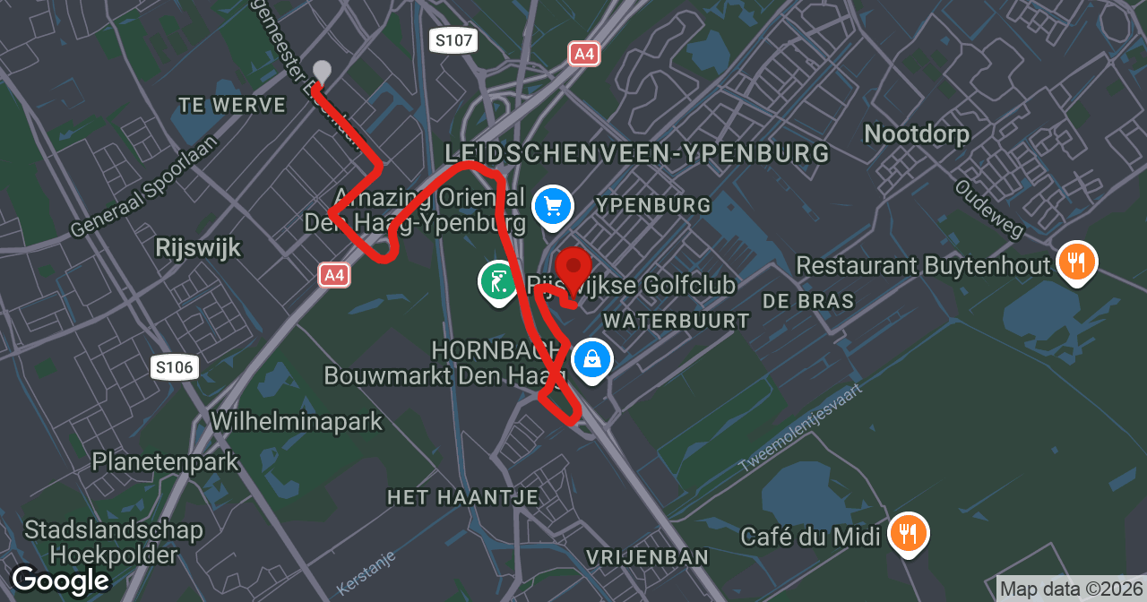Kaart van de meldlocatie