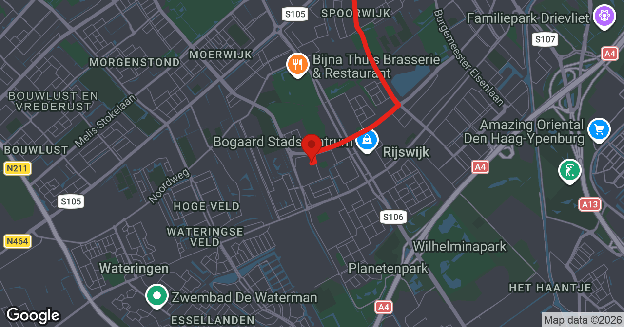 Kaart van de meldlocatie