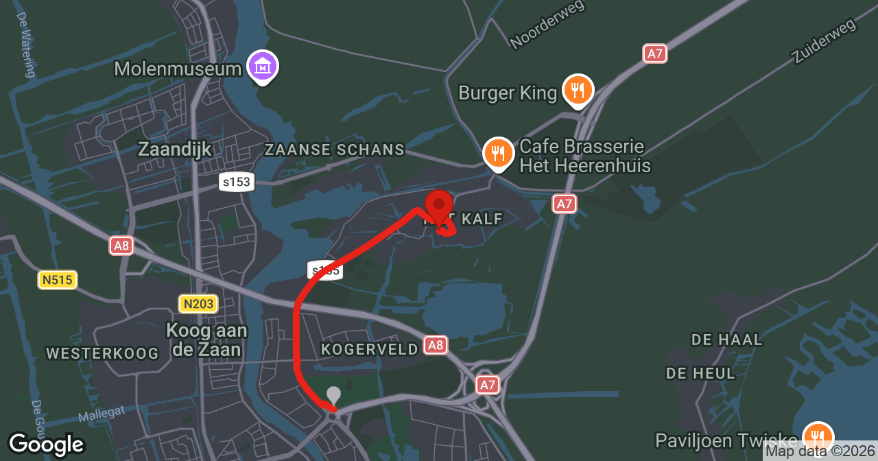 Kaart van de meldlocatie