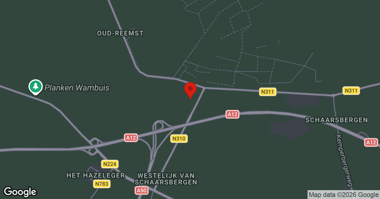 Kaart van de meldlocatie