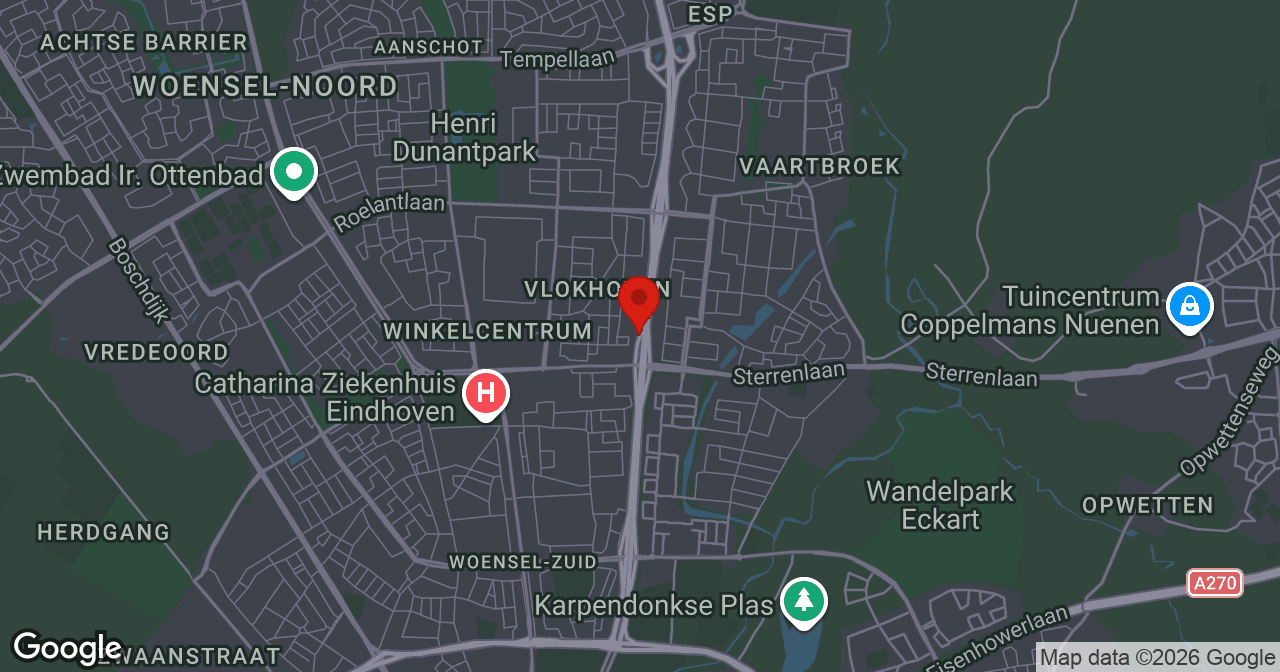 Kaart van de meldlocatie