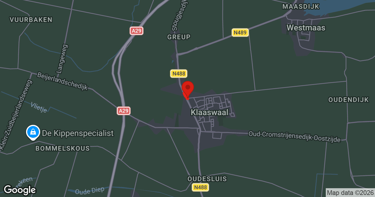 Kaart van de meldlocatie