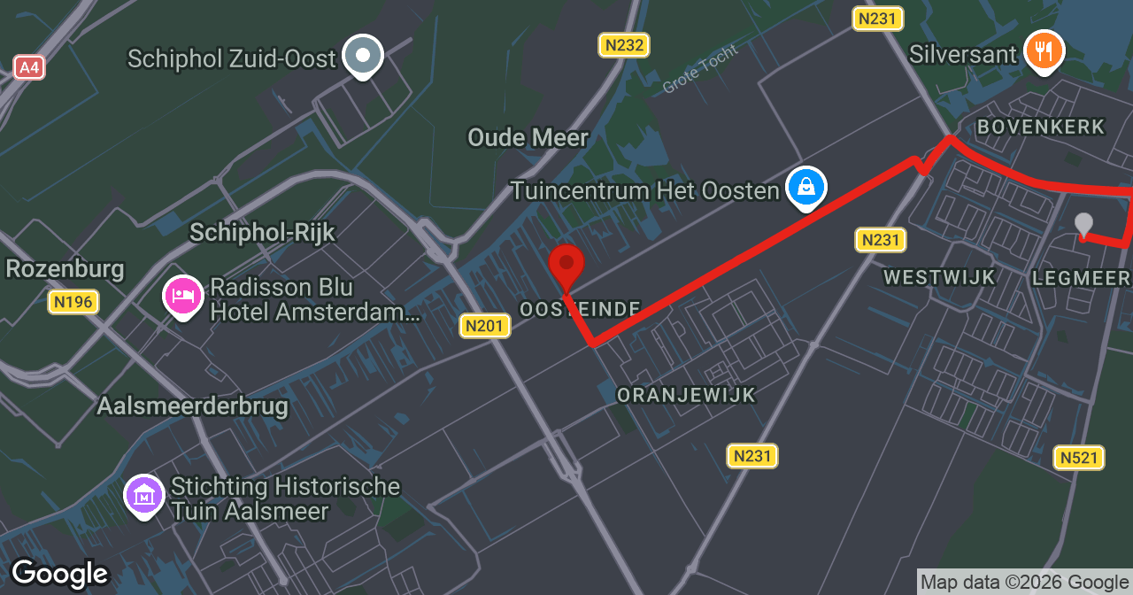 Kaart van de meldlocatie