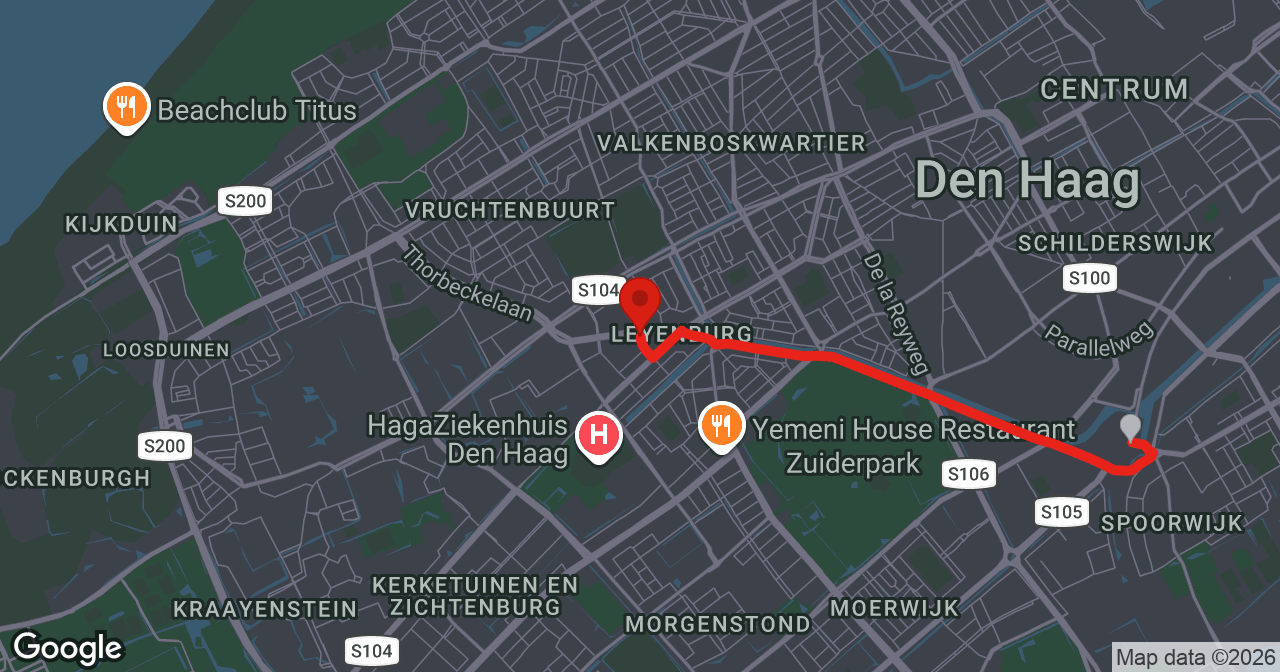 Kaart van de meldlocatie