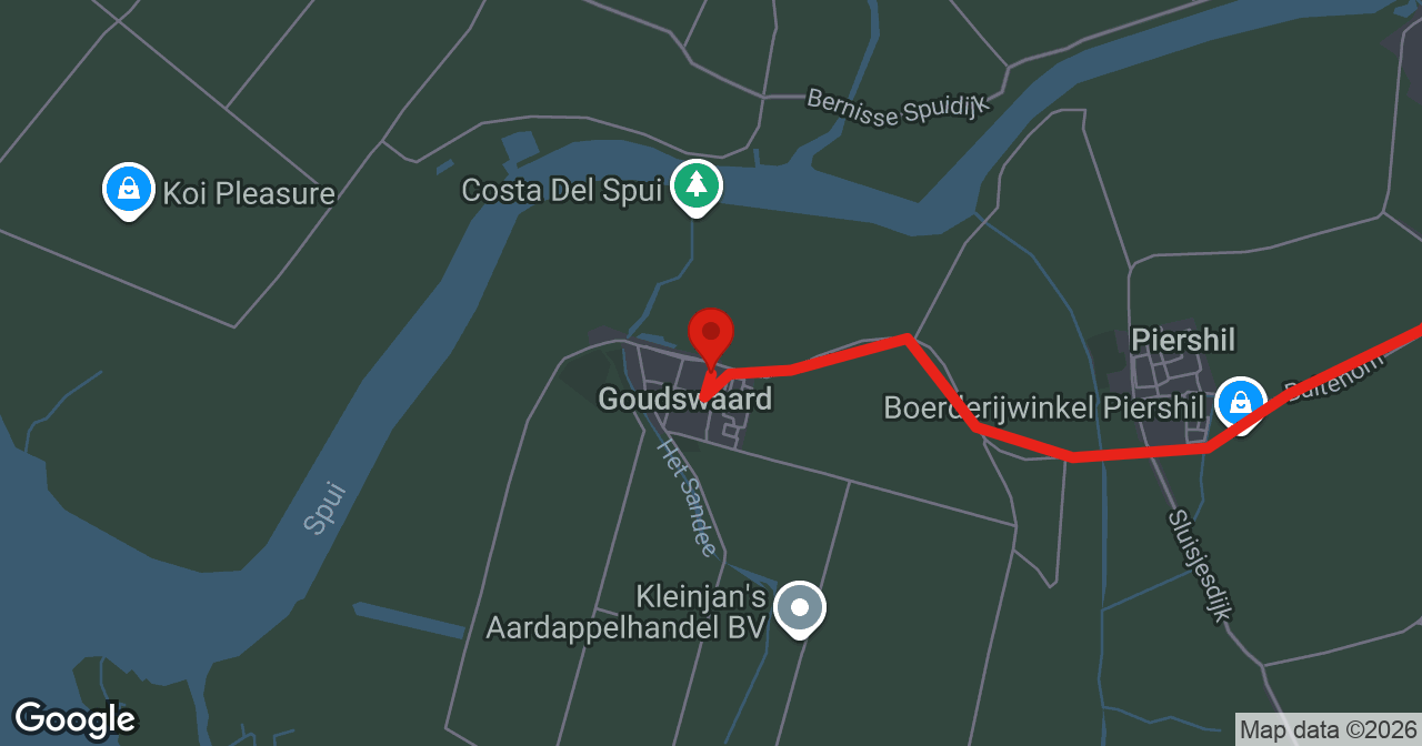 Kaart van de meldlocatie