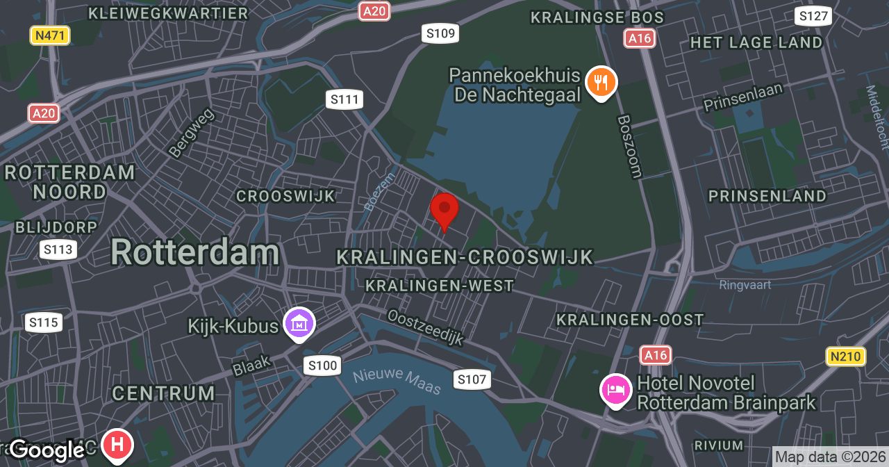 Kaart van de meldlocatie