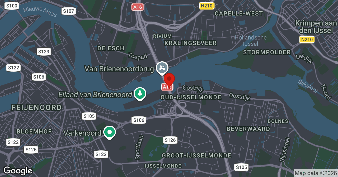 Kaart van de meldlocatie
