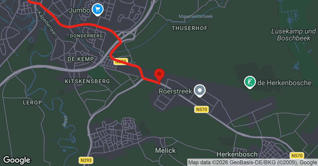 Kaart van de meldlocatie