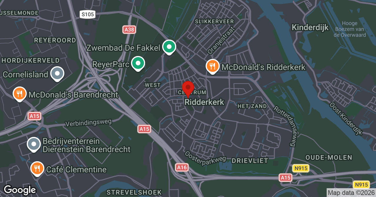 Kaart van de meldlocatie