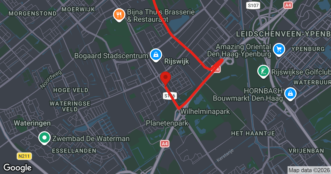 Kaart van de meldlocatie