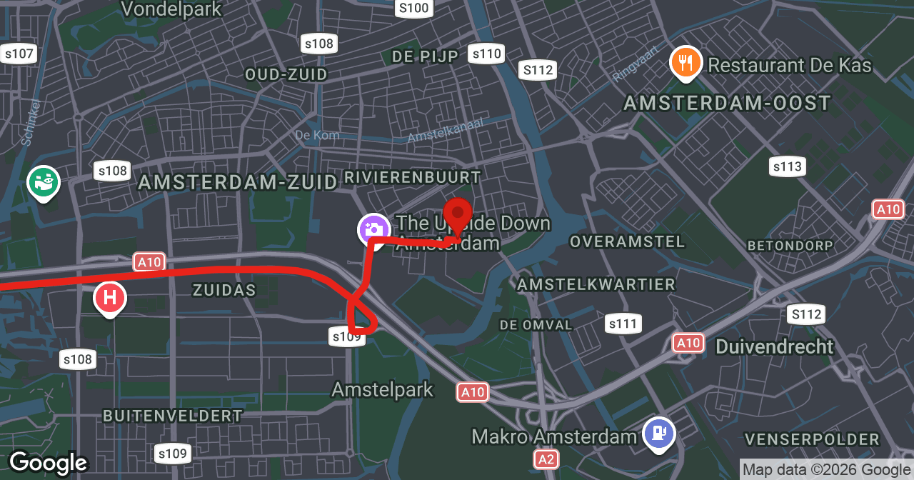 Kaart van de meldlocatie
