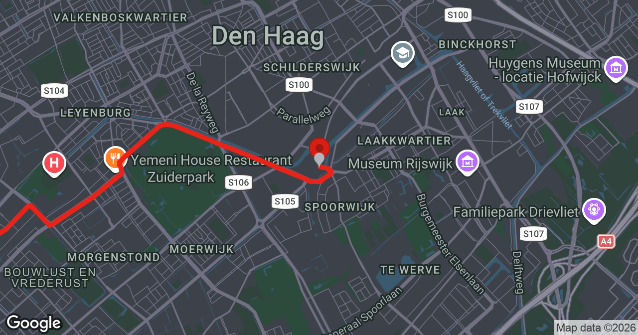 Kaart van de meldlocatie