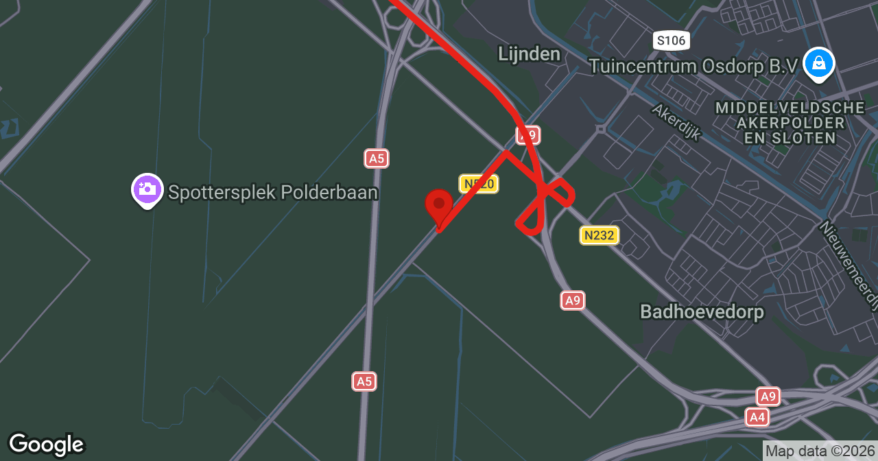 Kaart van de meldlocatie