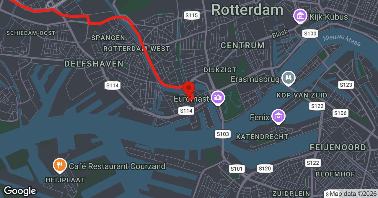 Kaart van de meldlocatie