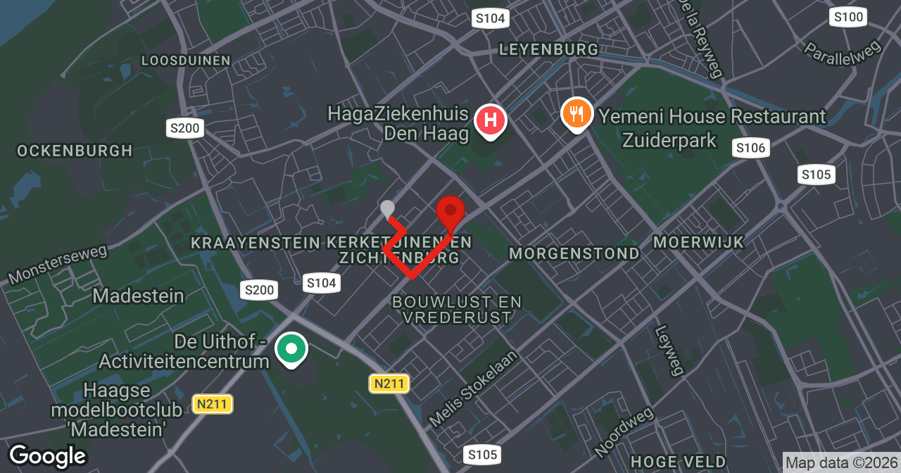 Kaart van de meldlocatie