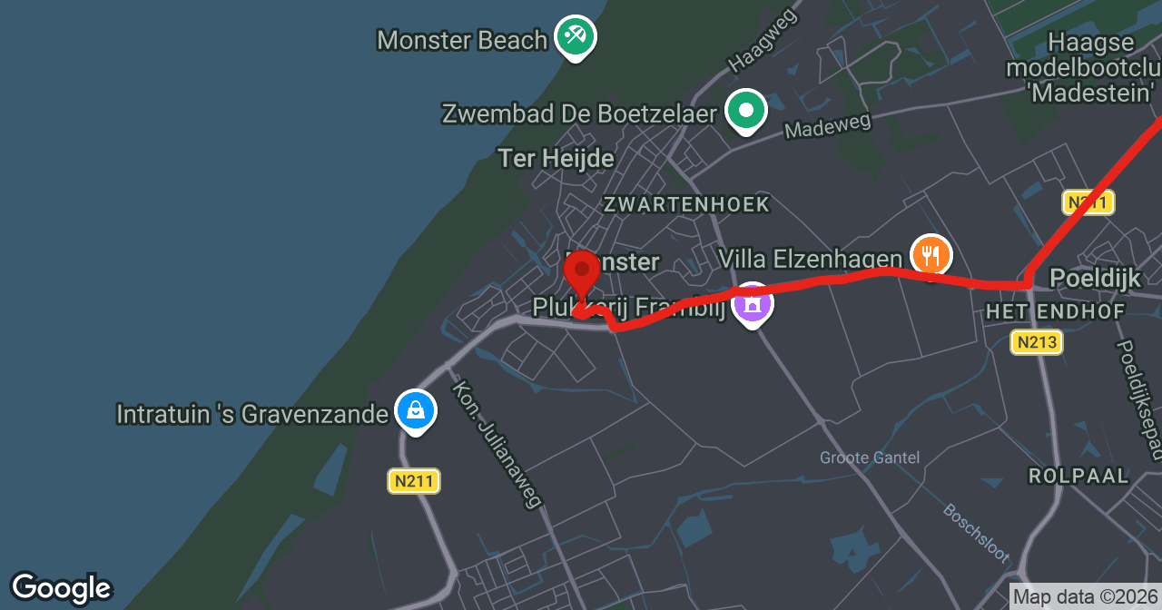 Kaart van de meldlocatie