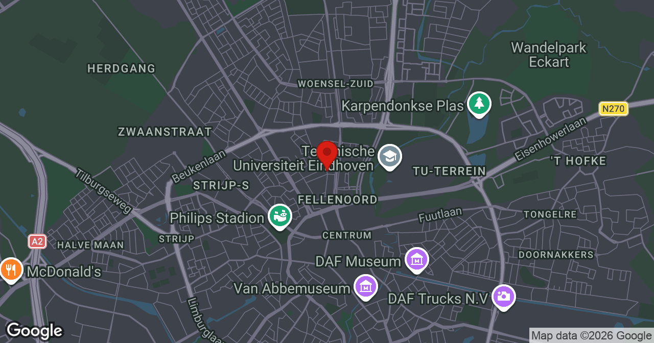 Kaart van de meldlocatie
