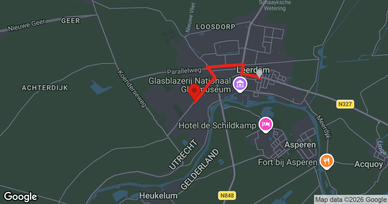 Kaart van de meldlocatie