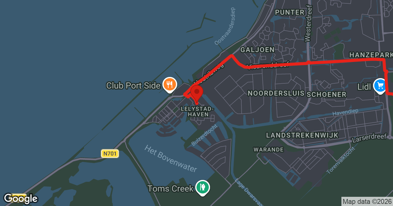 Kaart van de meldlocatie