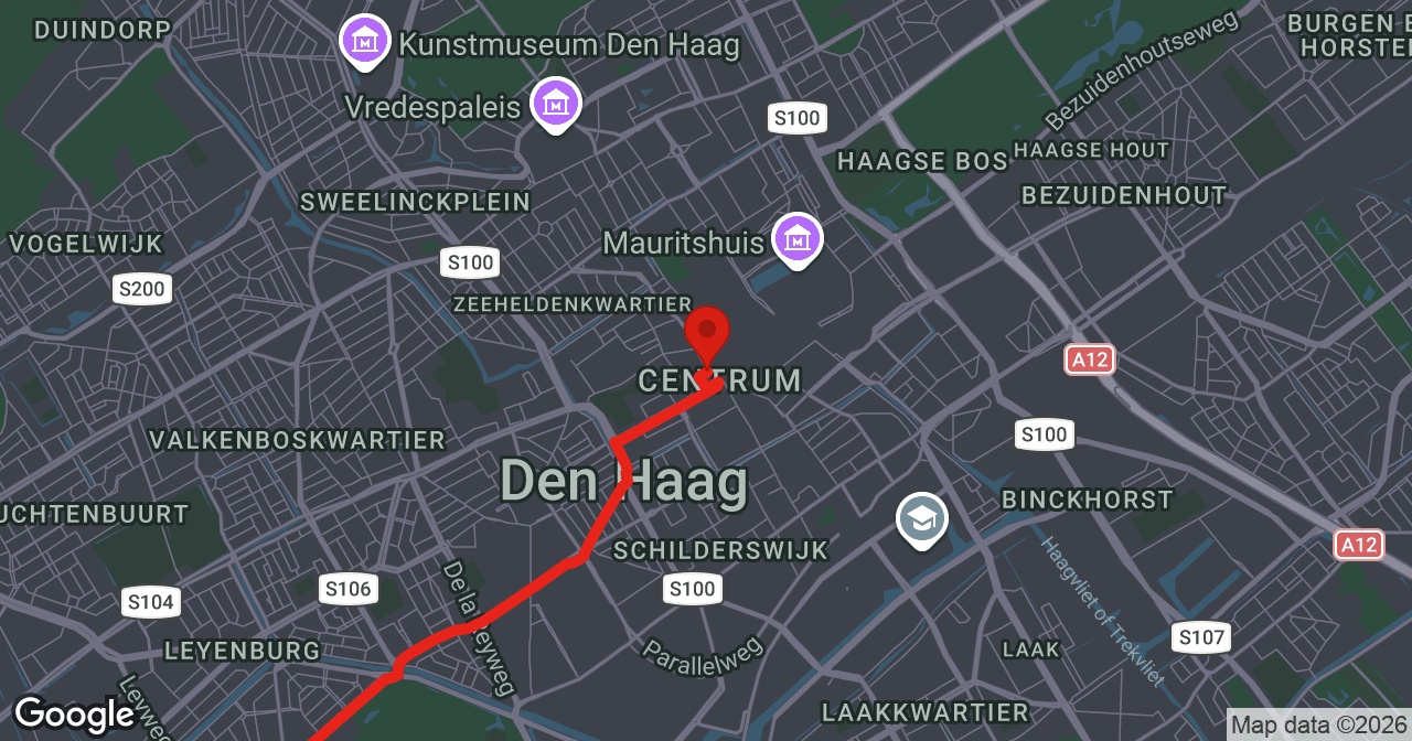 Kaart van de meldlocatie