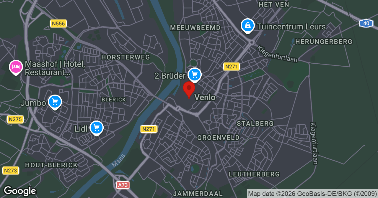 Kaart van de meldlocatie