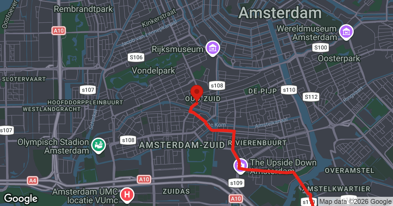 Kaart van de meldlocatie