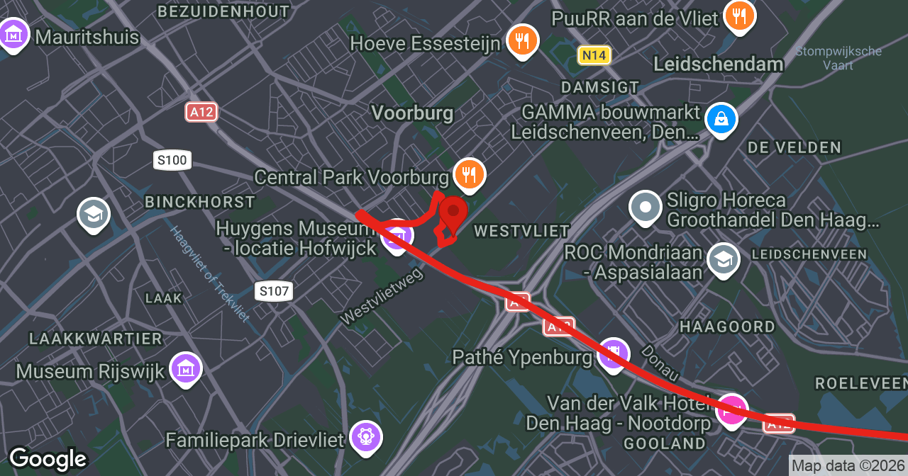 Kaart van de meldlocatie
