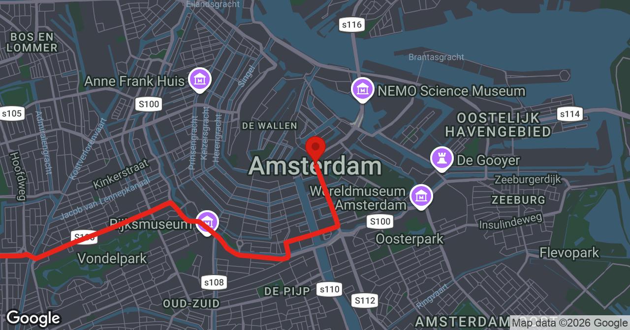 Kaart van de meldlocatie