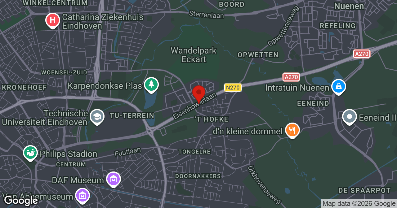 Kaart van de meldlocatie